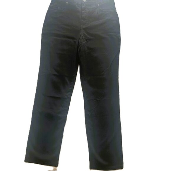 Gloria Vanderbilt Ladies Jeans sz 10 Black 5 Pockets NWT - Picture 1 of 13